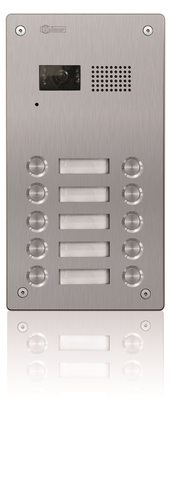 7210/INOX Dørpanel 10 knapper/ 2 wire