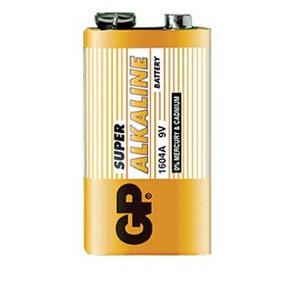 9V GP - Alkaline Batterier (For vanlige røykvarslere)