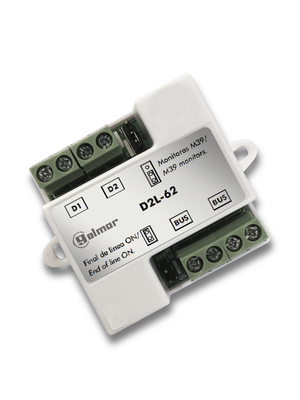 D2L - Videodistribusjonskort, Bus inn/ut + 2 monitor (GB2)